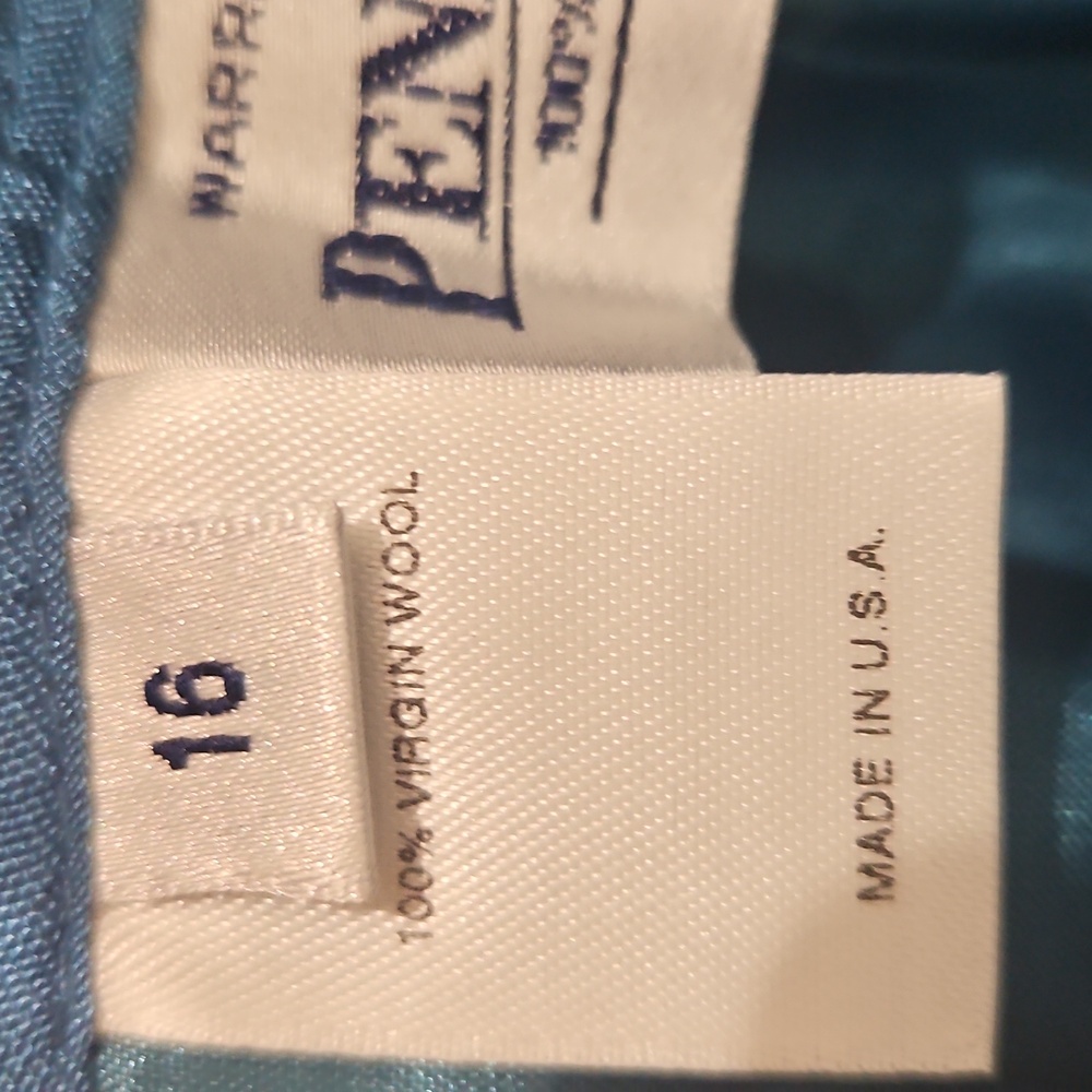 Pendleton Blue Colored 100% Virgin Wool Pants Siz… - image 3